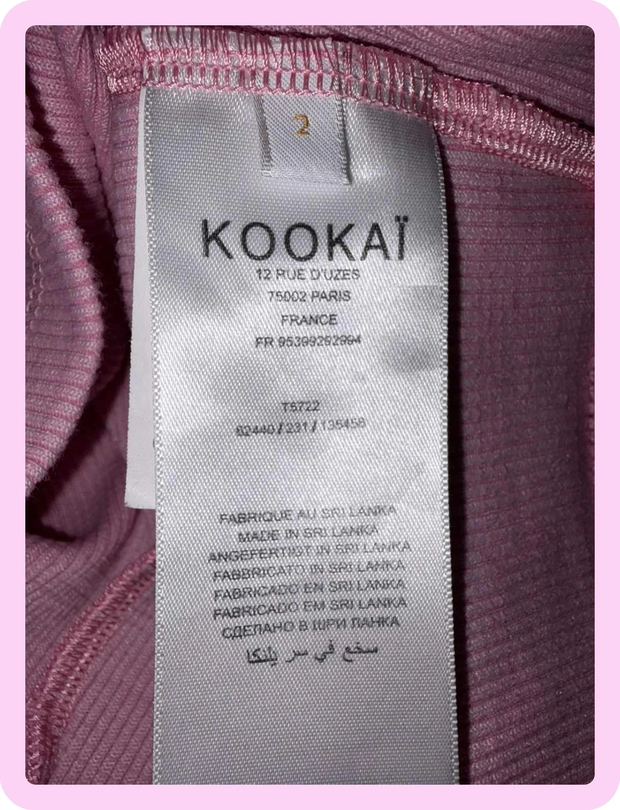Croc top kookai taille s propre taille 2 – photo 6